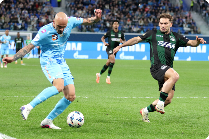 Огненный матч «Зенита» и «Краснодара» и поражение ЦСКА. Что случилось в 24-м туре РПЛ?