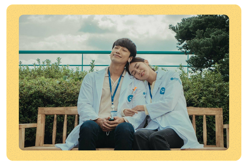 Кадр из дорамы «Призрачный доктор»