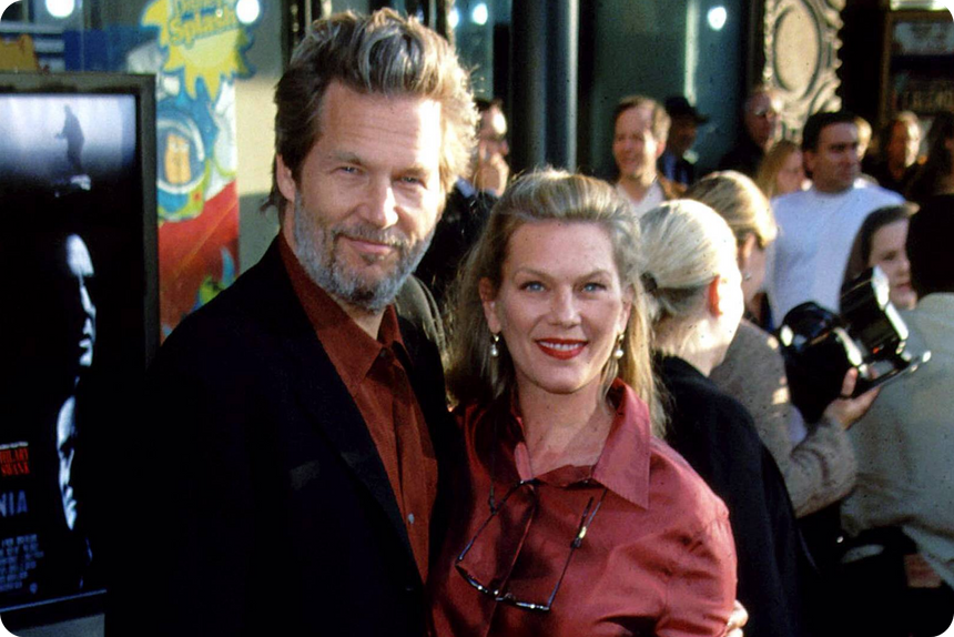 Джефф Бриджес и Сьюзан Гестон, 2002 год