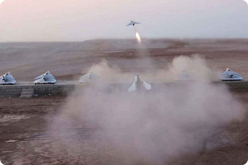 Ракетные и беспилотные подразделения КСИР на учениях 2025 года
